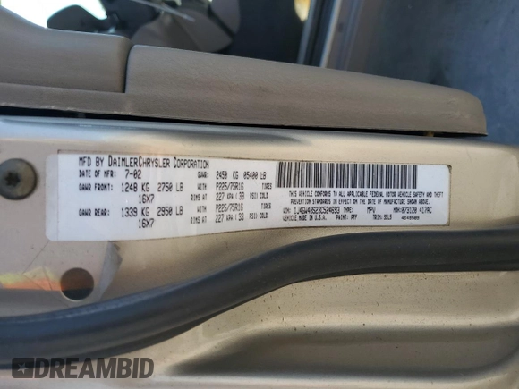 2003 Jeep Grand Cherokee Laredo with VIN 1J4GW48S23C524693, listed as a Copart auction lot 64461755 with 243,936 mi miles and Salvage title. Bid and sale history available at DreamBid. Image 14.