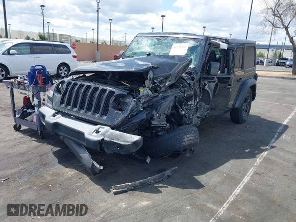 2023 Jeep Wrangler Sport S с VIN 1C4HJXDN5PW634233, выставлен на аукционе IAAI как лот 41926302 с пробегом 14 422 миль миль и . История ставок и продаж доступна на DreamBid. Изображение 17.