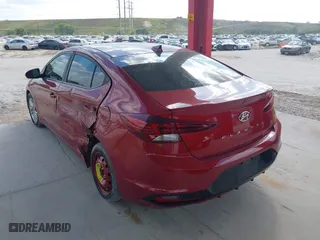 2019 Hyundai Elantra SEL with VIN KMHD84LF6KU780451, listed as a IAAI auction lot 41684867 with 119,631 mi miles. Bid and sale history available at carsss.com. Image 3.
