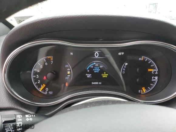 2021 Jeep Grand Cherokee Laredo X with VIN 1C4RJEAG7MC680495, listed as a Copart auction lot 46915665 with 54,000 mi miles and Salvage Title. Bid and sale history available at carsss.com. Image 9.
