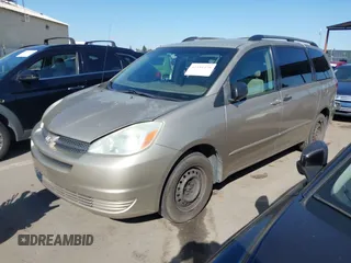 2004 Toyota Sienna CE with VIN 5TDZA23C54S191956, listed as a IAAI auction lot 42181478 with 195,582 mi miles and . Bid and sale history available at DreamBid. Image 2.