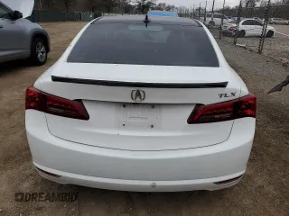 2015 Acura TLX V6 Tech with VIN 19UUB2F59FA018737, listed as a Copart auction lot 47536555 with 104,567 mi miles and Salvage Title. Bid and sale history available at carsss.com. Image 6.