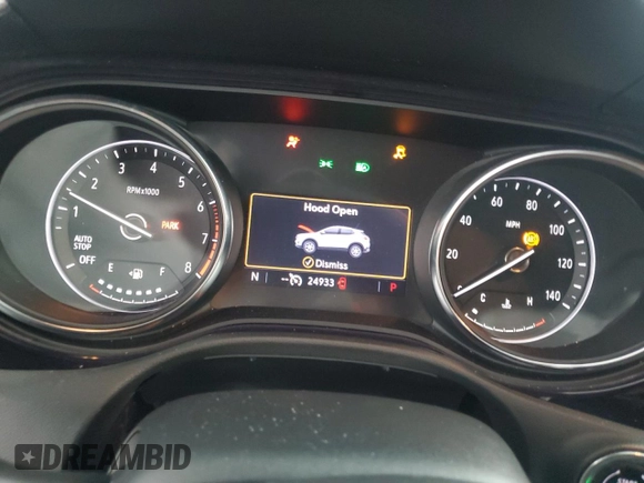 2023 Buick Encore GX Select with VIN KL4MMDS23PB139933, listed as a Copart auction lot 59318745 with 24,933 mi miles and Salvage title. Bid and sale history available at DreamBid. Image 9.