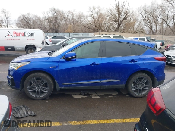 2020 Acura RDX w/A-Spec Pkg with VIN 5J8TC2H60LL017670, listed as a IAAI auction lot 41534656 with 71,913 mi miles. Bid and sale history available at carsss.com. Image 14.