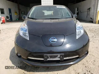 2015 Nissan LEAF SV with VIN 1N4AZ0CP1FC308097, listed as a Copart auction lot 65746053 with 47,487 mi miles. Bid and sale history available at carsss.com. Image 5.