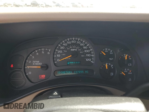 2003 Chevrolet Silverado 1500 LT with VIN 2GCEK19T531253309, listed as a Copart auction lot 53679705 with 197,055 mi miles and Salvage Title. Bid and sale history available at DreamBid. Image 9.