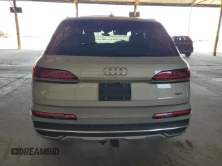 2024 Audi Q7 Premium Plus with VIN WA1LXBF76RD009102, listed as a Copart auction lot 57466115 with 9,099 mi miles and Salvage title. Bid and sale history available at DreamBid. Image 6.