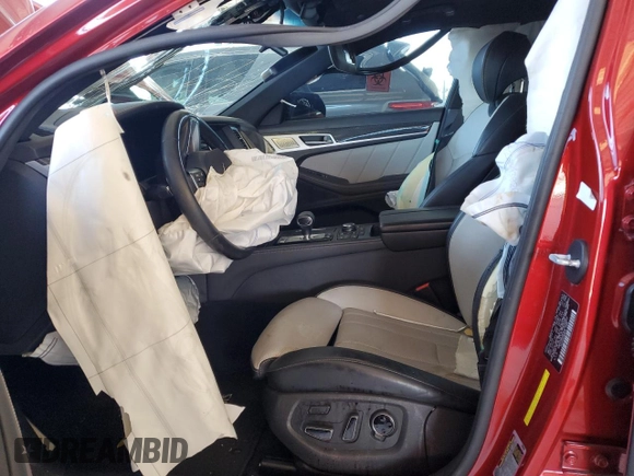 2020 Genesis G80 Sport with VIN KMTFN4JB7LU329862, listed as a Copart auction lot 41621135 with Not provided miles and Non repairable. Bid and sale history available at DreamBid. Image 7.