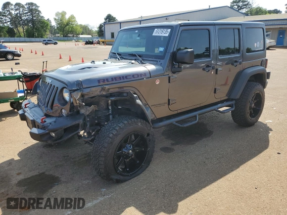 2016 Jeep Wrangler Unlimited Rubicon with VIN 1C4HJWFG8GL235746, listed as a Copart auction lot 51219135 with 79,612 mi miles and Salvage Title. Bid and sale history available at carsss.com. Image 1.