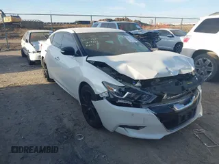 2016 Nissan Maxima SL with VIN 1N4AA6AP2GC437187, listed as a IAAI auction lot 41776458 with 72,990 mi miles and . Bid and sale history available at DreamBid. Image 1.