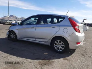 2014 Hyundai Accent GS with VIN KMHCT5AE6EU149410, listed as a Copart auction lot 53812095 with 112,124 mi miles and Salvage title. Bid and sale history available at DreamBid. Image 2.