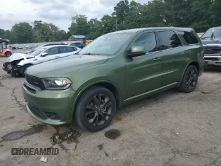 2020 Dodge Durango GT with VIN 1C4RDHDG5LC381204, listed as a Copart auction lot 54610185 with 101,704 mi miles and Salvage title. Bid and sale history available at DreamBid. Image 1.