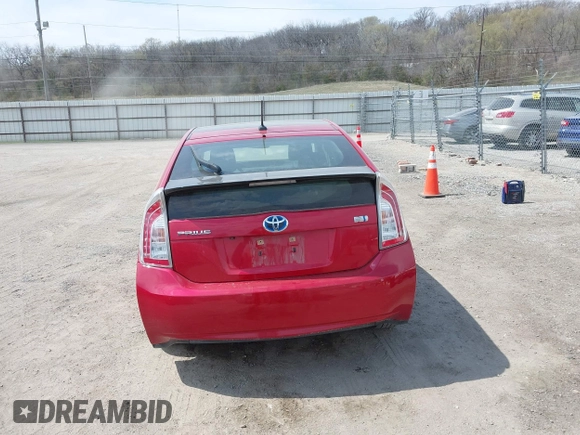 2014 Toyota Prius Four with VIN JTDKN3DU9E1829059, listed as a IAAI auction lot 42007022 with 71,854 mi miles. Bid and sale history available at carsss.com. Image 16.