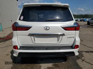 2020 Lexus LX 570 with VIN JTJDY7AX6L4332372, listed as a Copart auction lot 57315675 with 132,418 mi miles and Salvage title. Bid and sale history available at DreamBid. Image 6.