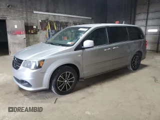 2014 Dodge Grand Caravan American Value with VIN 2C4RDGBG7ER451633, listed as a Copart auction lot 55100195 with 196,821 mi miles and Clean Title. Bid and sale history available at DreamBid. Image 1.