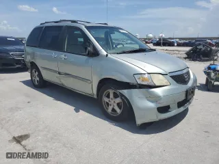 2003 Mazda MPV LX with VIN JM3LW28AX30369643, listed as a Copart auction lot 65802104 with 146,052 mi miles and Salvage Title. Bid and sale history available at carsss.com. Image 4.