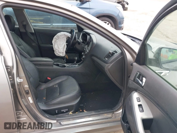 2014 Kia Optima SXL Turbo with VIN 5XXGR4A67EG336118, listed as a IAAI auction lot 41613725 with 121,671 mi miles and . Bid and sale history available at DreamBid. Image 5.