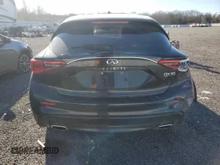 2017 Infiniti QX30 Sport with VIN SJKCH5CP9HA033240, listed as a Copart auction lot 88289485 with 97,477 mi miles and Salvage Title. Bid and sale history available at carsss.com. Image 6.