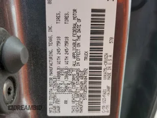 2022 Toyota Tundra SR z VIN 5TFKB5DA7NX047592, wystawiony jako Copart lot #51610295 z przebiegiem 50 737 mil mil oraz Szkoda całkowita • Salvage title. Historia ofert i sprzedaży dostępna na DreamBid. Obrazek 15.