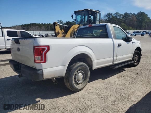 2016 Ford F-150 XL with VIN 1FTMF1C85GKD03426, listed as a Copart auction lot 43619245 with 124,954 mi miles and Salvage Title. Bid and sale history available at carsss.com. Image 3.