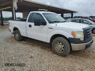 2010 Ford F-150 XL with VIN 1FTMF1CW2AFC54023, listed as a Copart auction lot 57428195 with 183,892 mi miles and Salvage title. Bid and sale history available at DreamBid. Image 4.