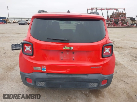2017 Jeep Renegade Sport with VIN ZACCJAAB7HPE81676, listed as a IAAI auction lot 41546941 with 113,967 mi miles and . Bid and sale history available at DreamBid. Image 16.
