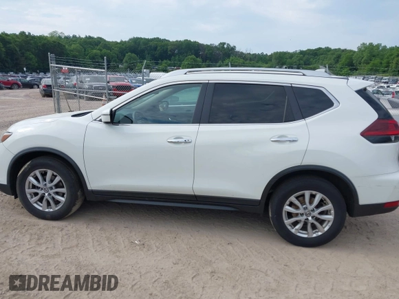 2019 Nissan Rogue SV with VIN KNMAT2MT5KP543348, listed as a IAAI auction lot 42474327 with 150,285 mi miles and . Bid and sale history available at DreamBid. Image 14.