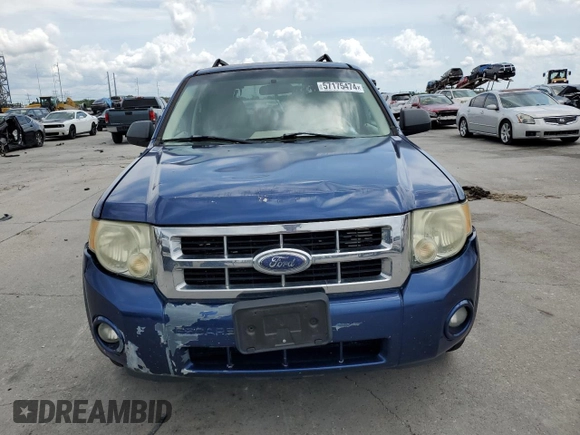 2008 Ford Escape XLT с VIN 1FMCU03108KB12718, выставлен на аукционе Copart как лот 57175474 с пробегом 152 698 миль миль и Списание • Salvage title. История ставок и продаж доступна на DreamBid. Изображение 5.