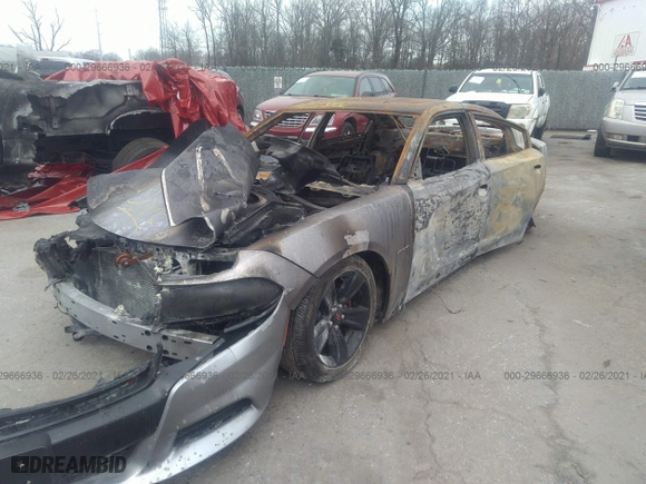 2018 Dodge Charger R/T with VIN 2C3CDXCT0JH122116, listed as a IAAI auction lot 41030086 with 0 mi miles. Bid and sale history available at carsss.com. Image 2.