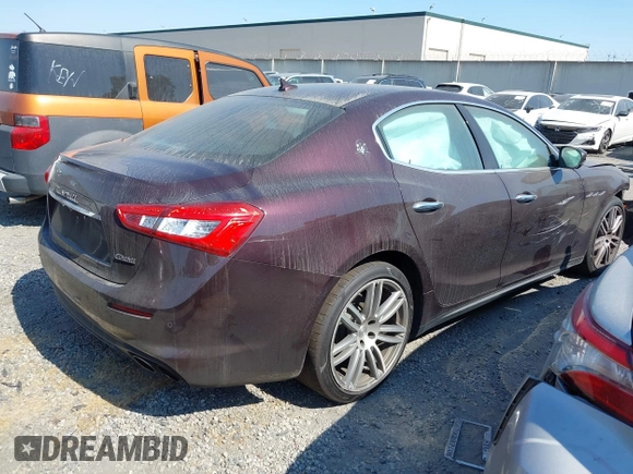 2018 Maserati Ghibli with VIN ZAM57XSA0J1286682, listed as a IAAI auction lot 42489500 with 50,169 mi miles and . Bid and sale history available at DreamBid. Image 4.