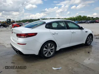 2019 Kia Optima LX with VIN 5XXGT4L37KG285218, listed as a Copart auction lot 58367365 with 105,052 mi miles and Salvage title. Bid and sale history available at DreamBid. Image 3.