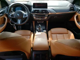 2021 BMW X4 xDrive30i with VIN 5UX2V1C04M9E92675, listed as a Copart auction lot 52495333 with 54,111 mi miles. Bid and sale history available at carsss.com. Image 8.