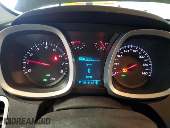 2015 Chevrolet Equinox LT with VIN 2GNALCEK1F6315775, listed as a Copart auction lot 53080315 with 129,134 mi miles and Clean Title. Bid and sale history available at carsss.com. Image 9.