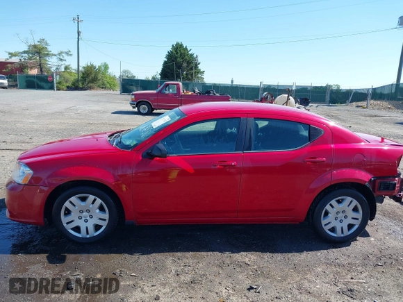 2014 Dodge Avenger SE with VIN 1C3CDZAB4EN224831, listed as a IAAI auction lot 42129024 with 79,134 mi miles and . Bid and sale history available at DreamBid. Image 15.