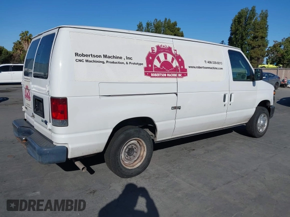 2010 Ford Econoline Cargo Commercial with VIN 1FTNE1EW1ADA85726, listed as a IAAI auction lot 42538335 with 277,162 mi miles and . Bid and sale history available at DreamBid. Image 4.