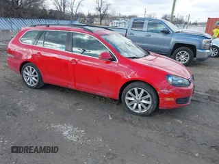 2012 Volkswagen Jetta SportWagen TDI with VIN 3VWPL7AJ0CM684682, listed as a IAAI auction lot 41680632 with 124,721 mi miles. Bid and sale history available at carsss.com. Image 1.
