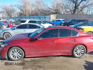 2014 Infiniti Q50 Premium with VIN JN1BV7AR1EM703805, listed as a IAAI auction lot 41657639 with 68,882 mi miles. Bid and sale history available at carsss.com. Image 14.
