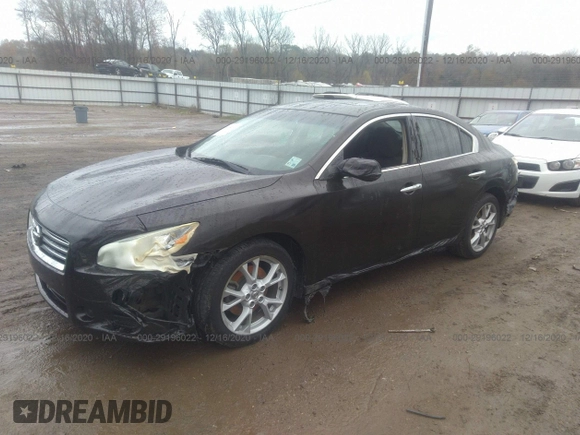 2014 Nissan Maxima S with VIN 1N4AA5AP5EC493938, listed as a IAAI auction lot 29196022 with Not Provided miles and . Bid and sale history available at DreamBid. Image 2.