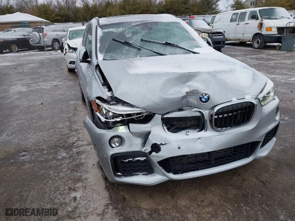 2016 BMW X1 xDrive28i with VIN WBXHT3C3XG5E51358, listed as a IAAI auction lot 41730597 with 90,010 mi miles. Bid and sale history available at carsss.com. Image 1.