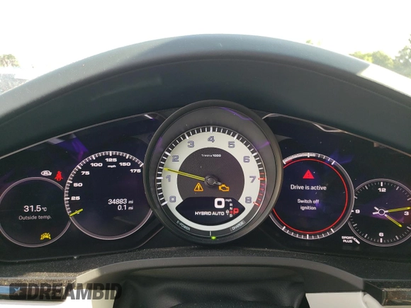 2022 Porsche Cayenne E-Hybrid Hybrid with VIN WP1AE2AY7NDA26356, listed as a Copart auction lot 69035584 with 34,883 mi miles and Salvage title. Bid and sale history available at DreamBid. Image 9.
