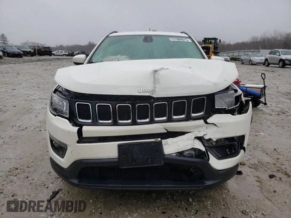 2021 Jeep Compass Altitude with VIN 3C4NJDBB7MT503266, listed as a Copart auction lot 51506075 with 77,524 mi miles and Salvage title. Bid and sale history available at DreamBid. Image 5.