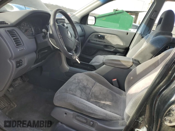 2005 Honda Pilot EX with VIN 5FNYF18425B056027, listed as a Copart auction lot 48066965 with 132,421 mi miles and Salvage Title. Bid and sale history available at carsss.com. Image 7.