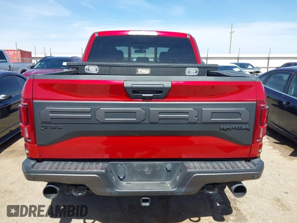 2020 Ford F-150 Raptor with VIN 1FTFW1RG9LFA36558, listed as a IAAI auction lot 41804510 with 64,328 mi miles and . Bid and sale history available at carsss.com. Image 16.