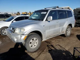 2003 Mitsubishi Montero LTD with VIN JA4NW51S23J039876, listed as a Copart auction lot 88539975 with 181,008 mi miles and Salvage Title. Bid and sale history available at carsss.com. Image 1.