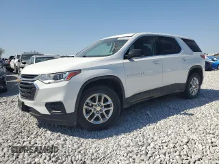 2020 Chevrolet Traverse LS with VIN 1GNEVFKW1LJ125185, listed as a Copart auction lot 88998725 with 63,711 mi miles and Salvage title. Bid and sale history available at DreamBid. Image 1.
