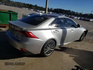 2017 Lexus IS with VIN JTHBA1D24H5049724, listed as a Copart auction lot 89220815 with 110,657 mi miles and Salvage Title. Bid and sale history available at carsss.com. Image 3.