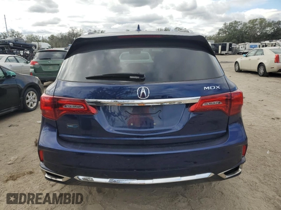 2019 Acura MDX Advance with VIN 5J8YD3H97KL002097, listed as a Copart auction lot 83845534 with Not Provided miles and Non Repairable. Bid and sale history available at DreamBid. Image 6.