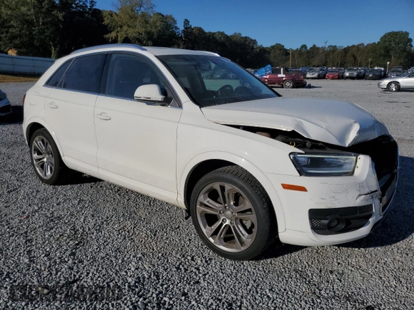 2015 Audi Q3 Prestige with VIN WA1FFCFS3FR001175, listed as a Copart auction lot 76915744 with 75,428 mi miles and Salvage title. Bid and sale history available at DreamBid. Image 4.