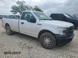 2017 Ford F-150 XL with VIN 1FTMF1C81HKE50036, listed as a Copart auction lot 50907875 with 88,064 mi miles and Salvage Title. Bid and sale history available at carsss.com. Image 4.