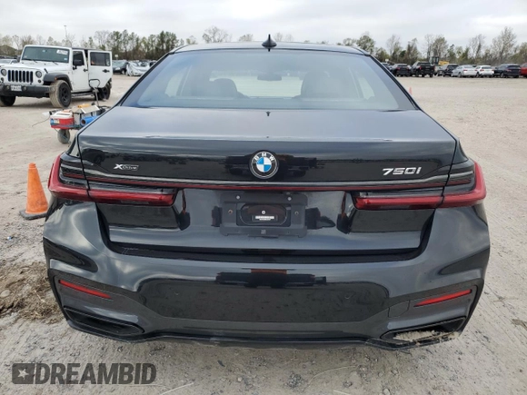 2022 BMW 7 Series 750i xDrive with VIN WBA7U2C08NCJ21887, listed as a Copart auction lot 86499504 with Not provided miles and Non repairable. Bid and sale history available at DreamBid. Image 7.